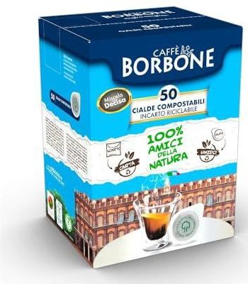 50x Caffè Borbone Decisa ESE 44mm Koffiepads Cialde Italiaanse Caffè