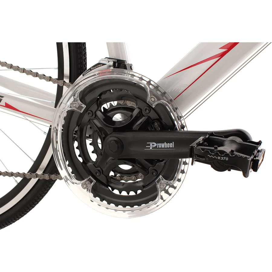 KS Cycling Fitnessrad 21 Gänge Fitness-Bike Lightspeed (White) 28 Zoll weiß