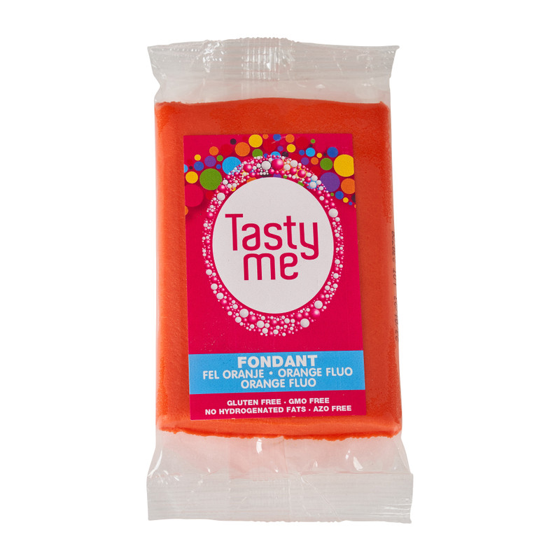 Tasty Me - rolfondant oranje - 200 gram
