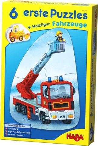 6 erste Puzzles – FAHRZEUGE mit 6 Puzzles