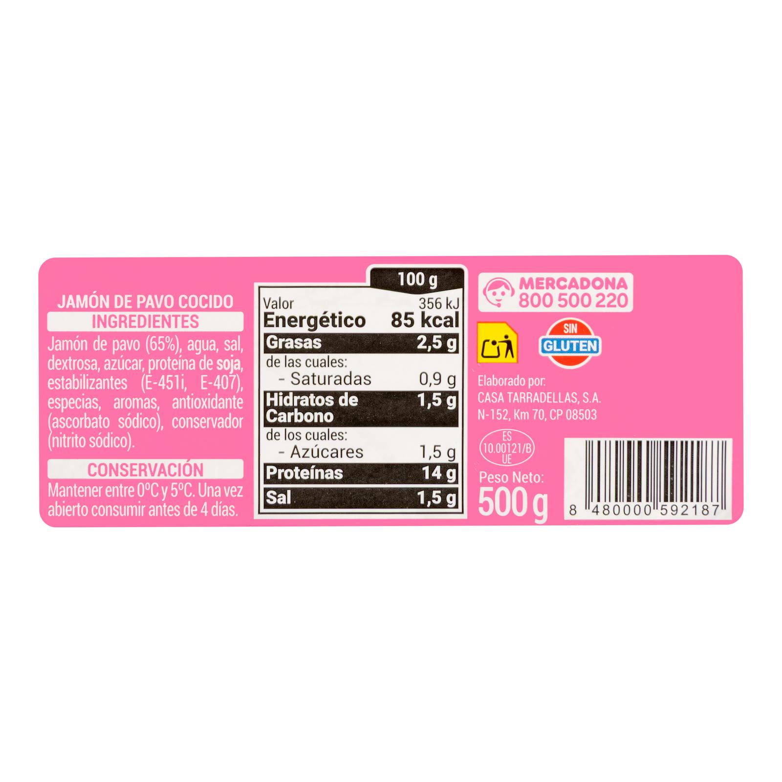 Jambon de dinde Hacendado