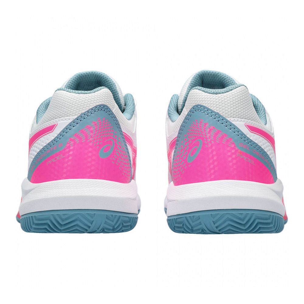 Asics GEL-DEDICATE 8 PADEL - Chaussures de padel Femme white/hot pink