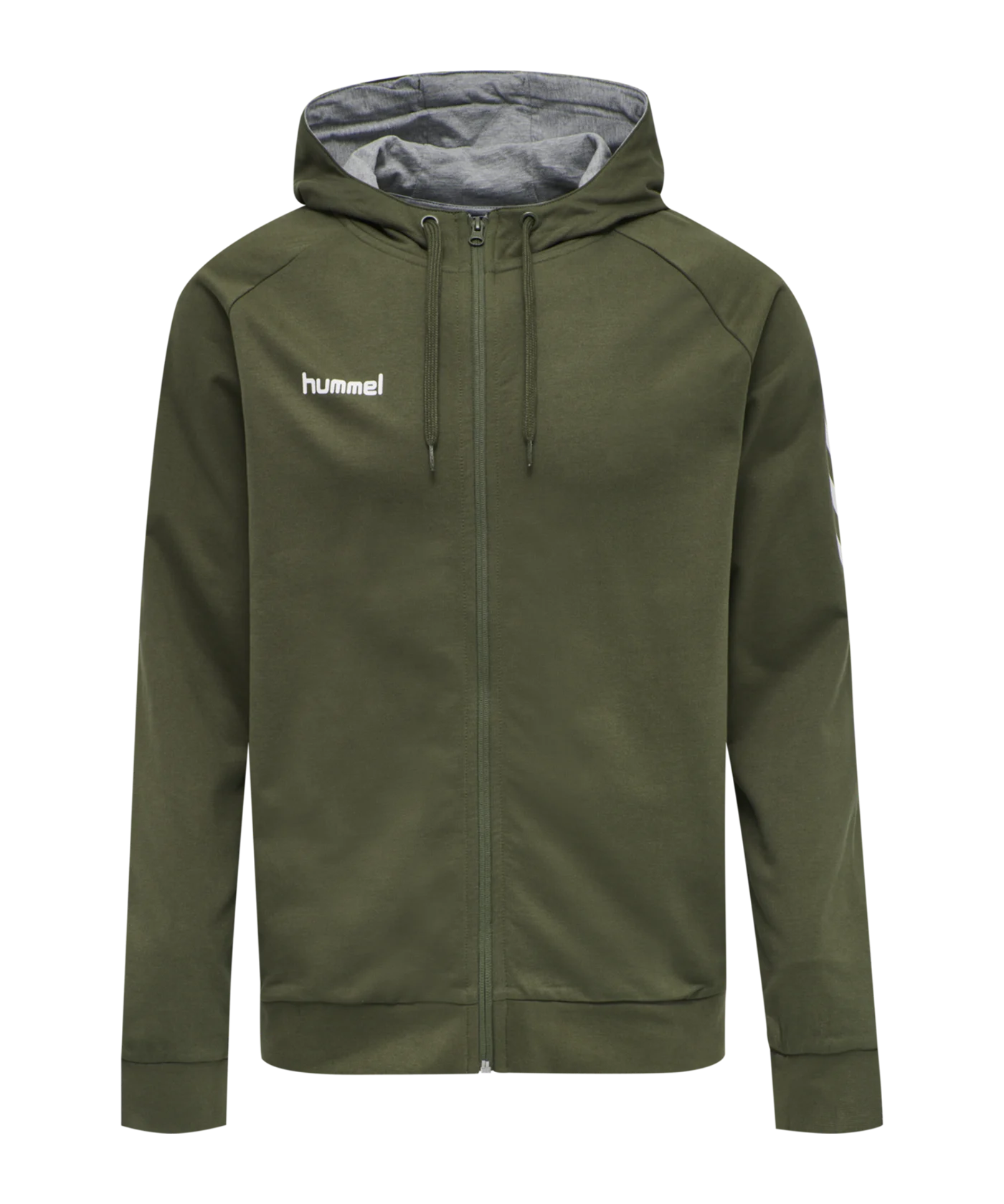 Hummel Cotton Kapuzenjacke Grün F6084