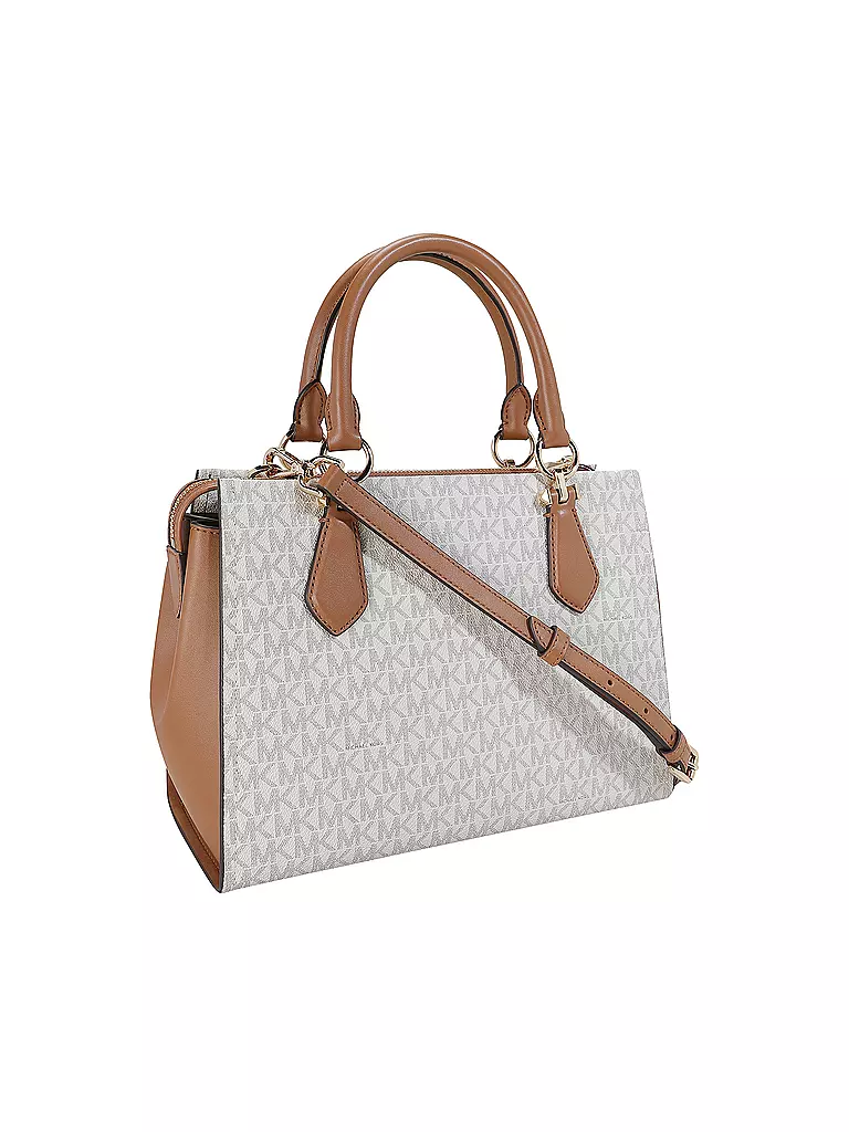 MICHAEL KORS Ledertasche - Henkeltasche MARILYN Medium creme