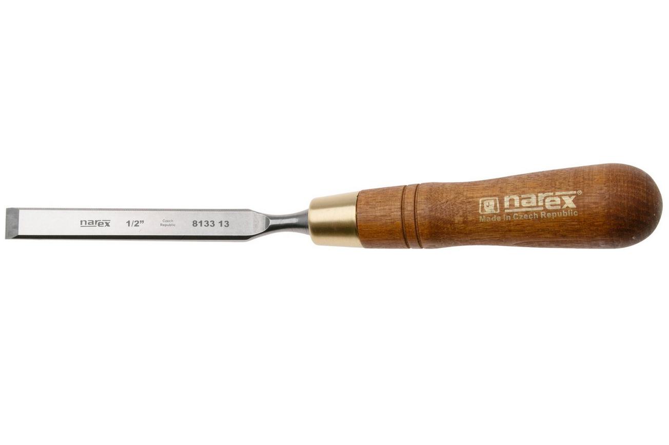 Narex Wood Line Plus Cranked Neck Paring Chisel 813313, steekbeitel met gebogen hals, 13 mm