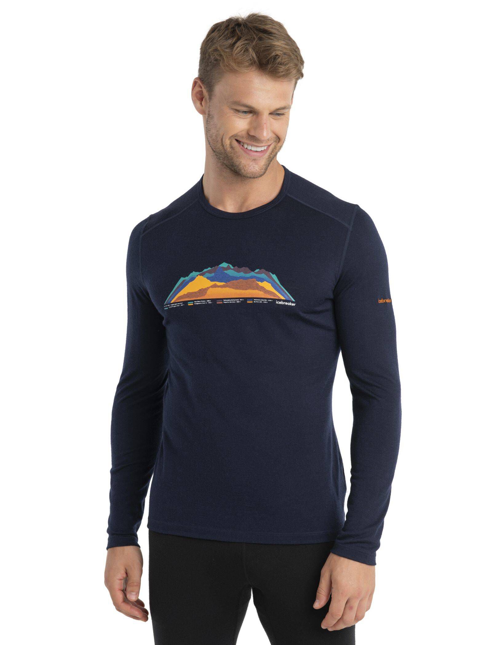 Icebreaker| Herren Funktionsshirt 200 OASIS LS aus Wolle