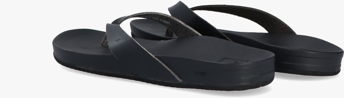 REEF zwarte reef teenslippers cushion court