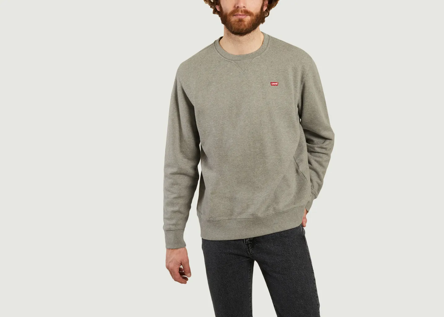 Sweatshirt siglé en coton Levi's Red Tab