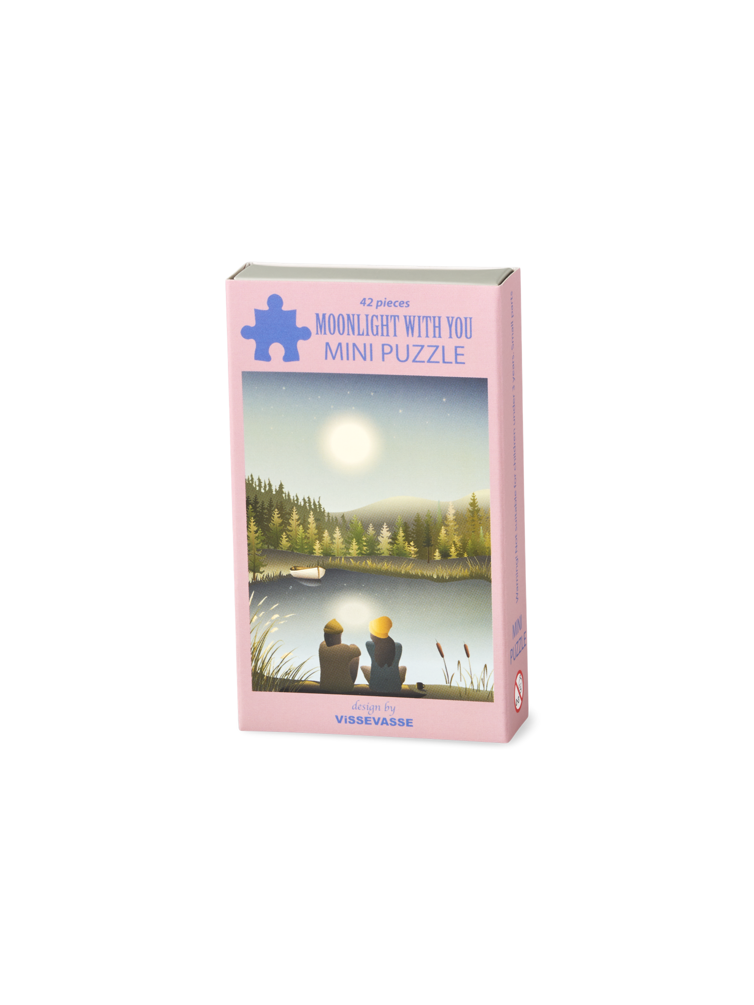 Moonlight with You-puslespil 42 brikker | Papir. 10 x 13 cm. | Multi | Vissevasse