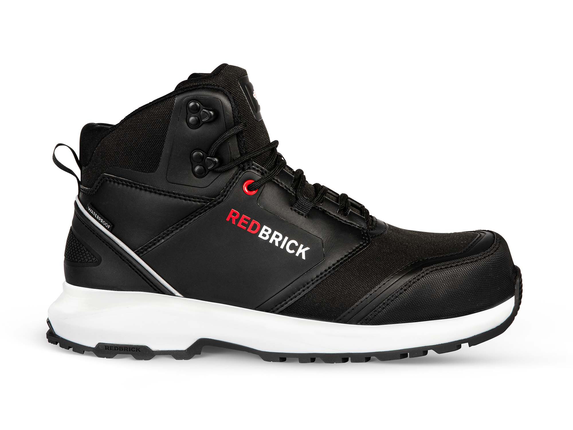 Redbrick Pulse High - Werkschoenen - Zwart /  rood - 39