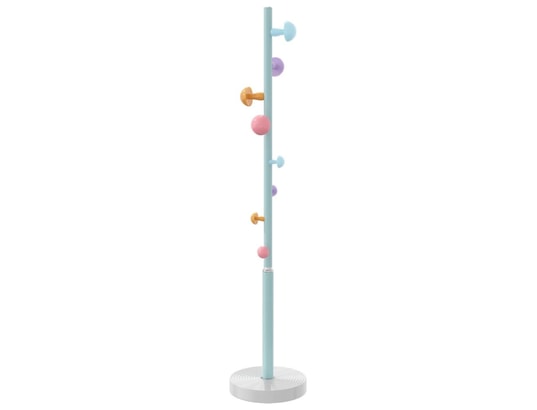 VIDAXL - Porte manteau Porte-manteau bleu 172 cm fer enduit de poudre