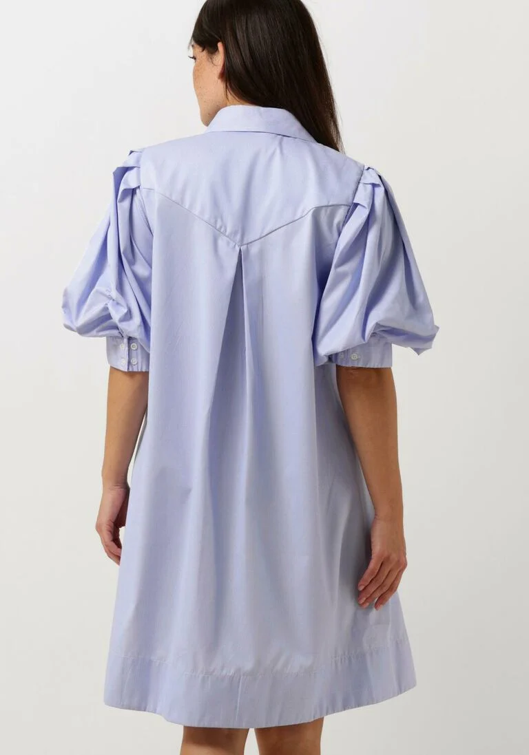 NOTRE-V blauw/wit gestreepte notre-v mini jurk nv-davy dress