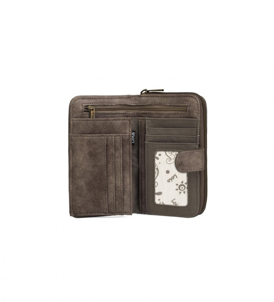 Bolsa Lois 304416 marrom -9x16x1cm-