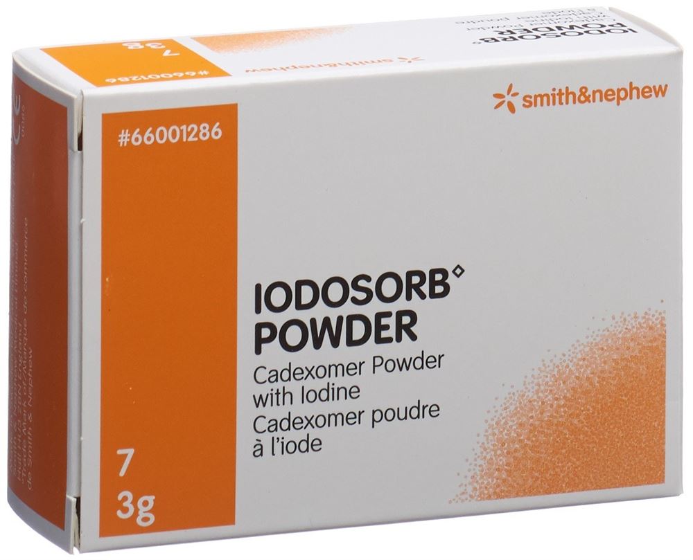 Iodosorb Puder<br>7 × 3 g, Pulver