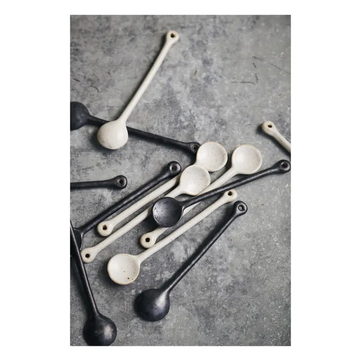 House Doctor Cuillère Pion en porcelaine | Blanc