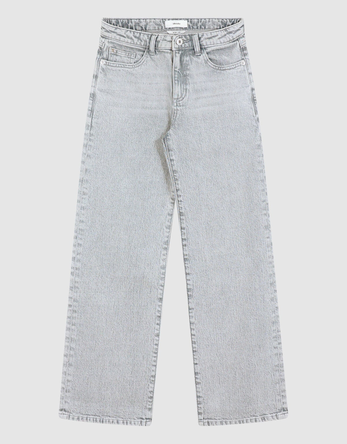 Wide Leg Fit Jeans Grijs