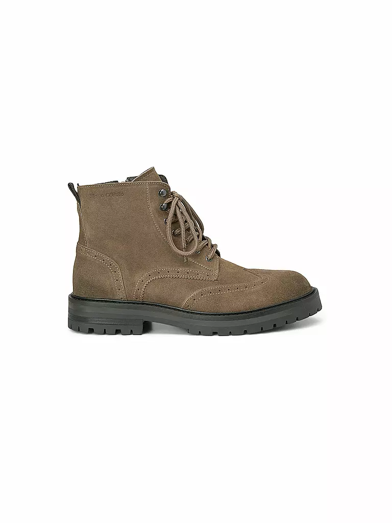 MARC O'POLO Schnürboots hellbraun