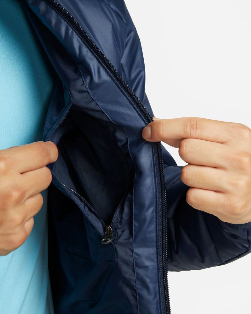 Parka longue Nike Academy Pro Bleu Marine pour homme