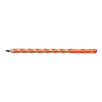 STABILO Easy Graph - Crayon à papier HB - pour droitier - orange