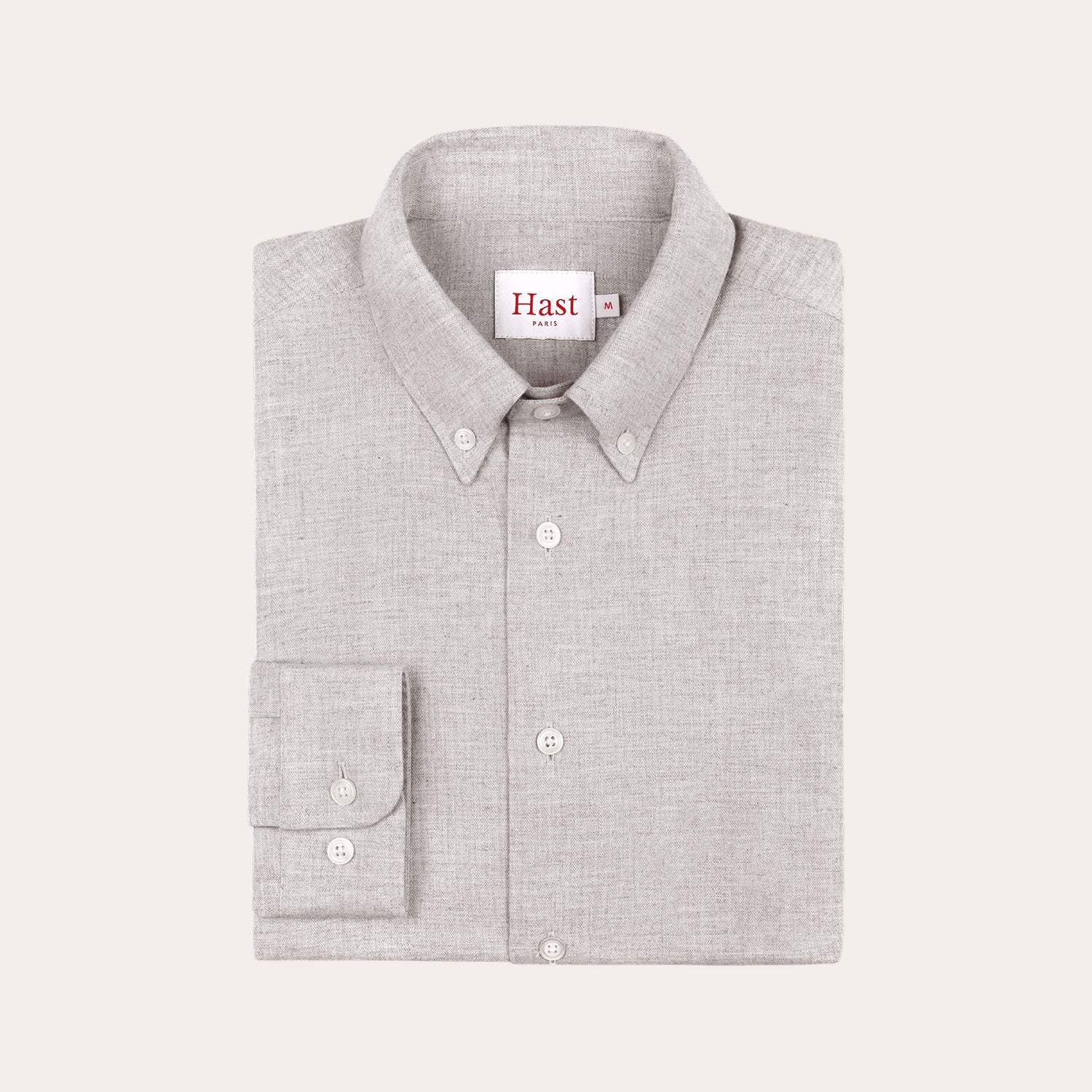 Light gray flannel shirt