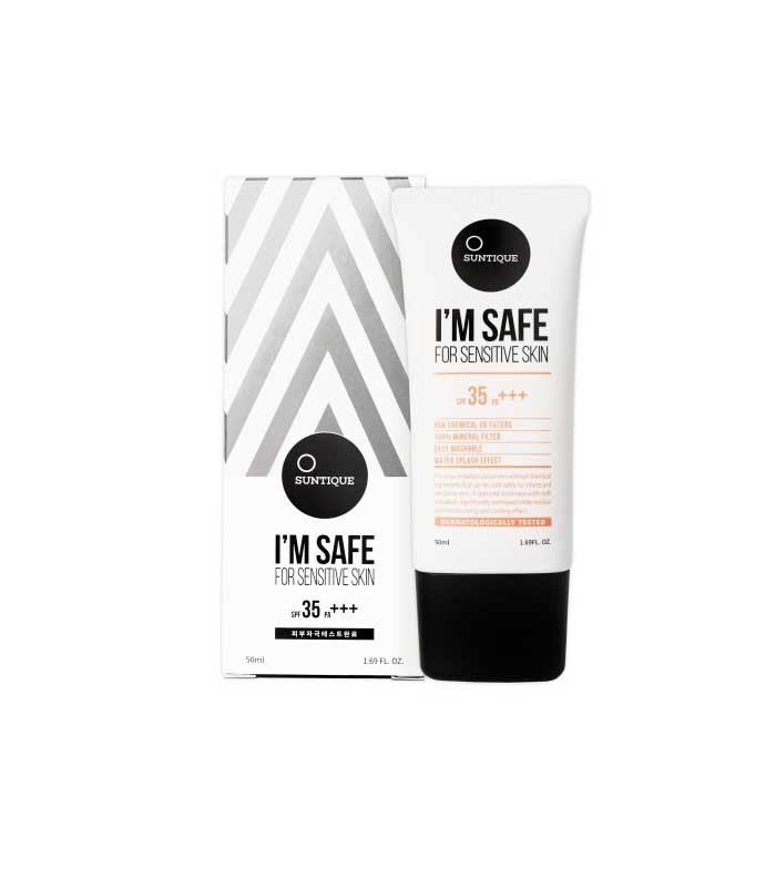 Suntique - Protetor solar suave I’m Safe for Sensitive Skin - FPS35 +