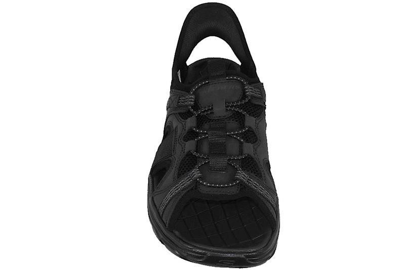 SKECHERS REVOLTED SS-MERRICK BLACK SANDAL SLIP-INS