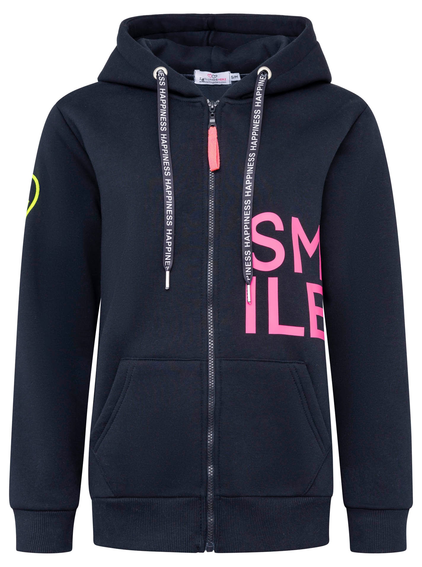Zwillingsherz Kapuzensweatjacke »