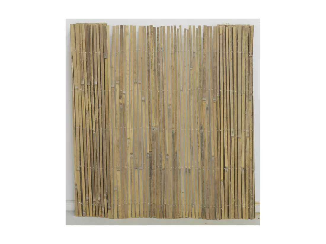 Canisse en bambou naturel - 1 x 5m [Lot de 3]