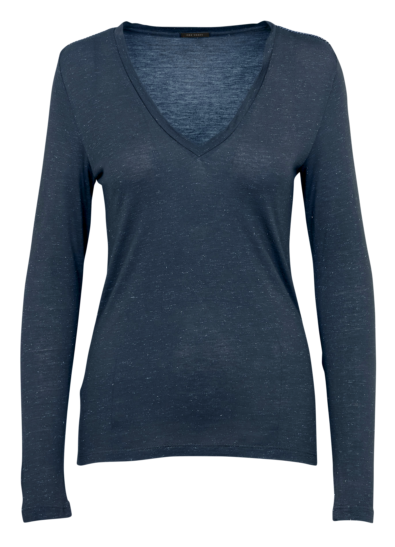 Tee-shirt col V | Bleu