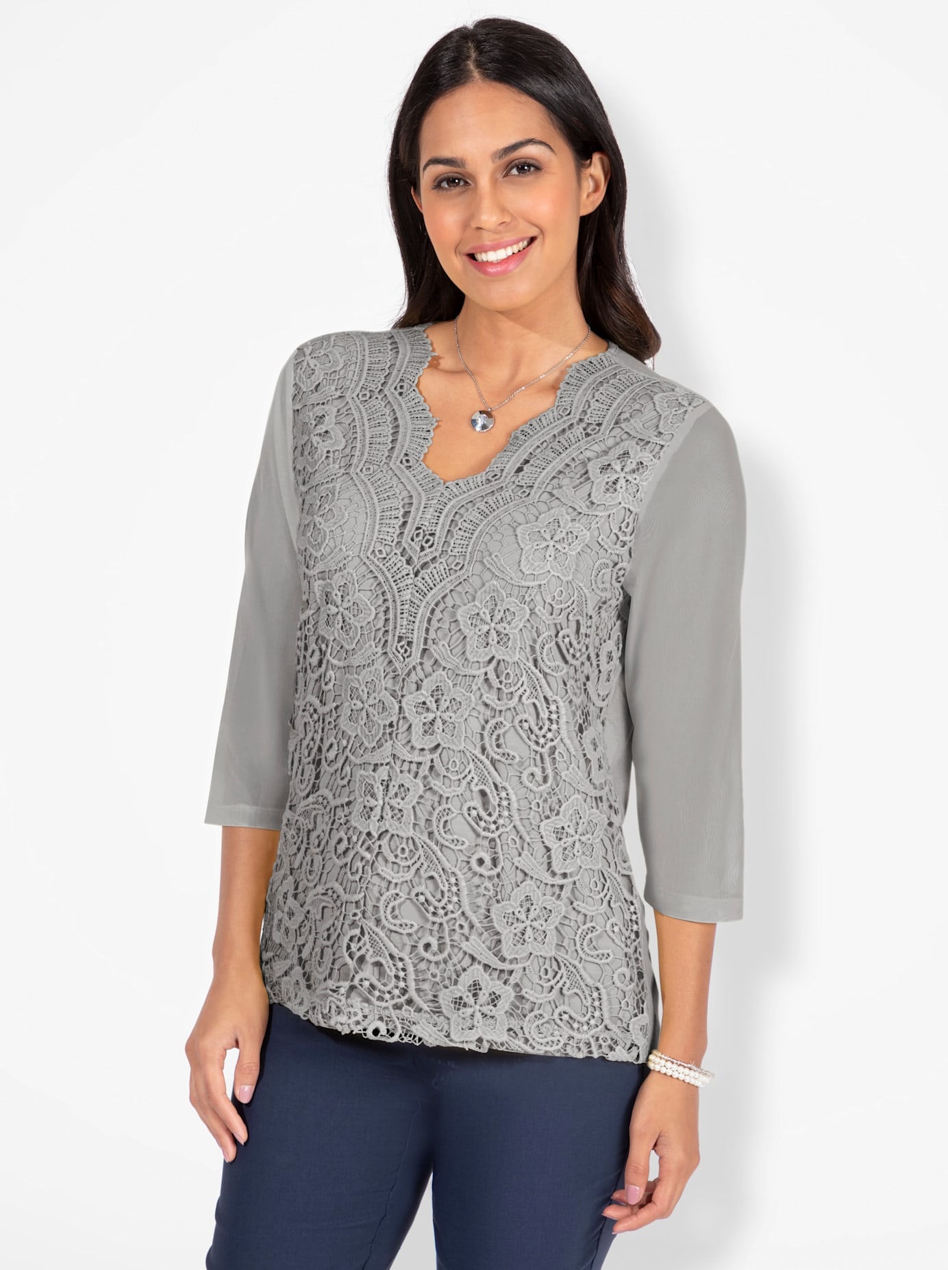 Lady Spitzenshirt »Shirt« 1 Stk. tlg.