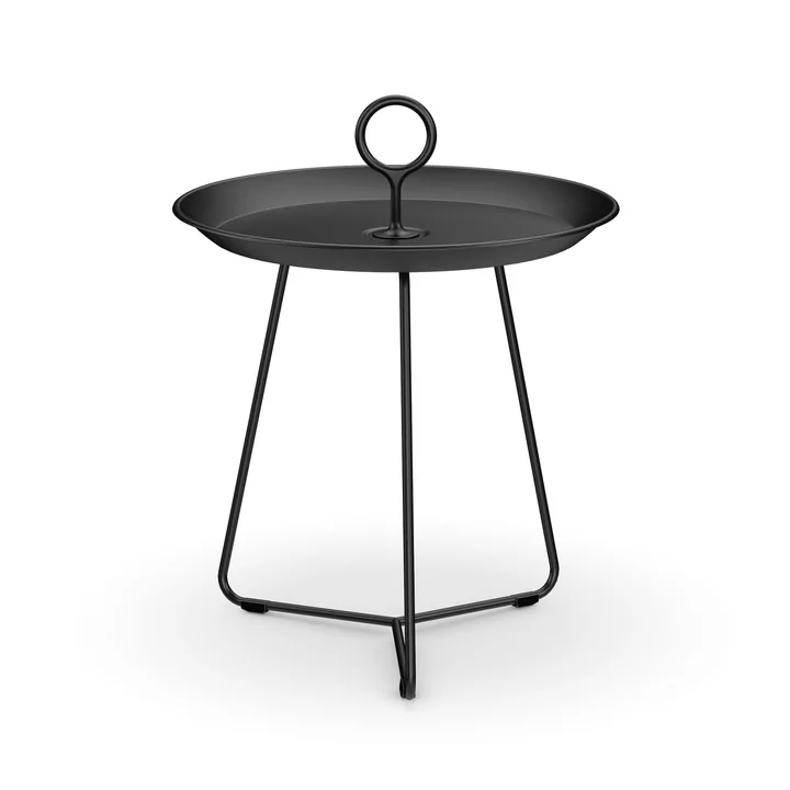 HOUE - EYELET Beistelltisch, Ø 45 cm, schwarz