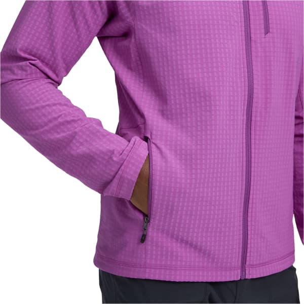 Veste polaire randonnée BLACK DIAMOND COEFFICIENT STORM FZ HOODY PITON PURPLE