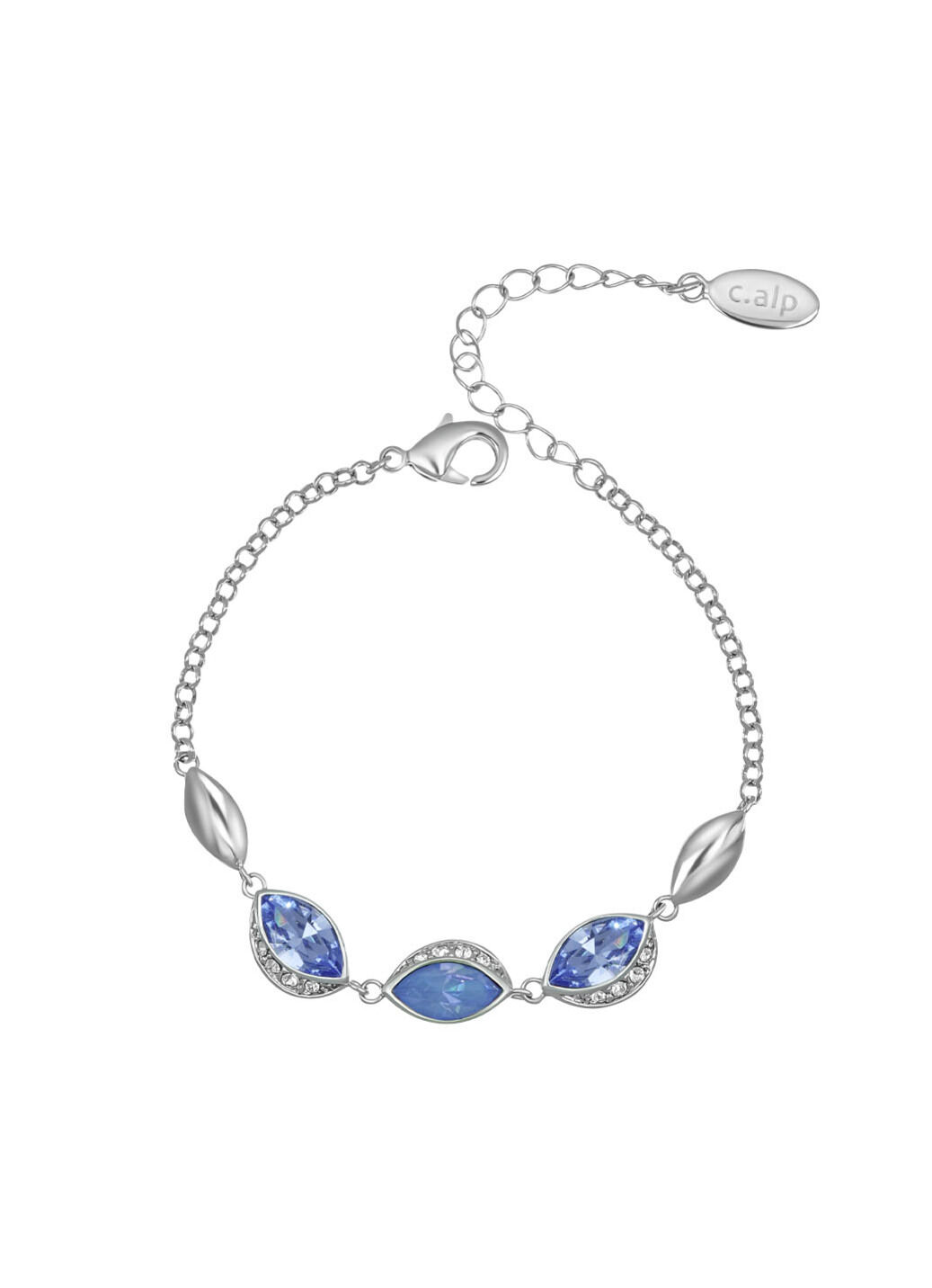 Funkelnde Eleganz in Blau – Armband mit Swarovski-Kristalle