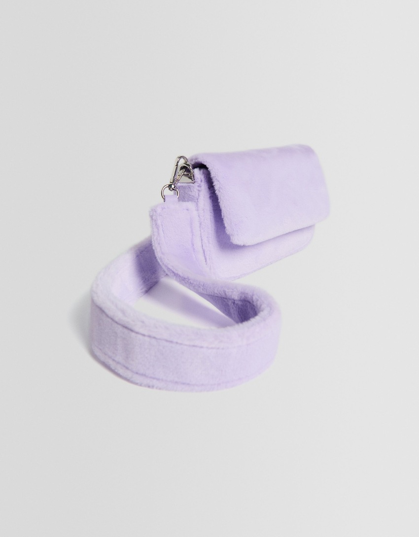 Bolsa de ombro de pele