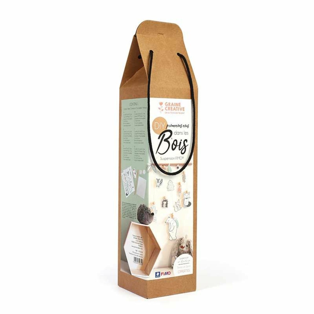 Coffret pâte polymère - suspensions forêt et animaux