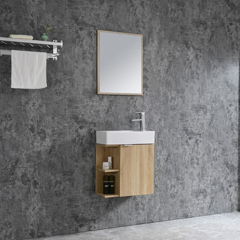 Badstuber - Cloud - Toiletmeubel - Licht Eiken - 50x60cm met Spiegel