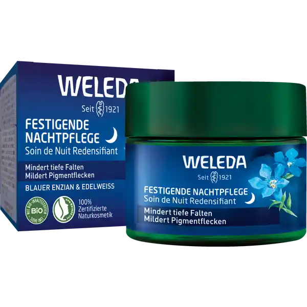 Festigende Nachtpflege Blauer Enzian & Edelweiss