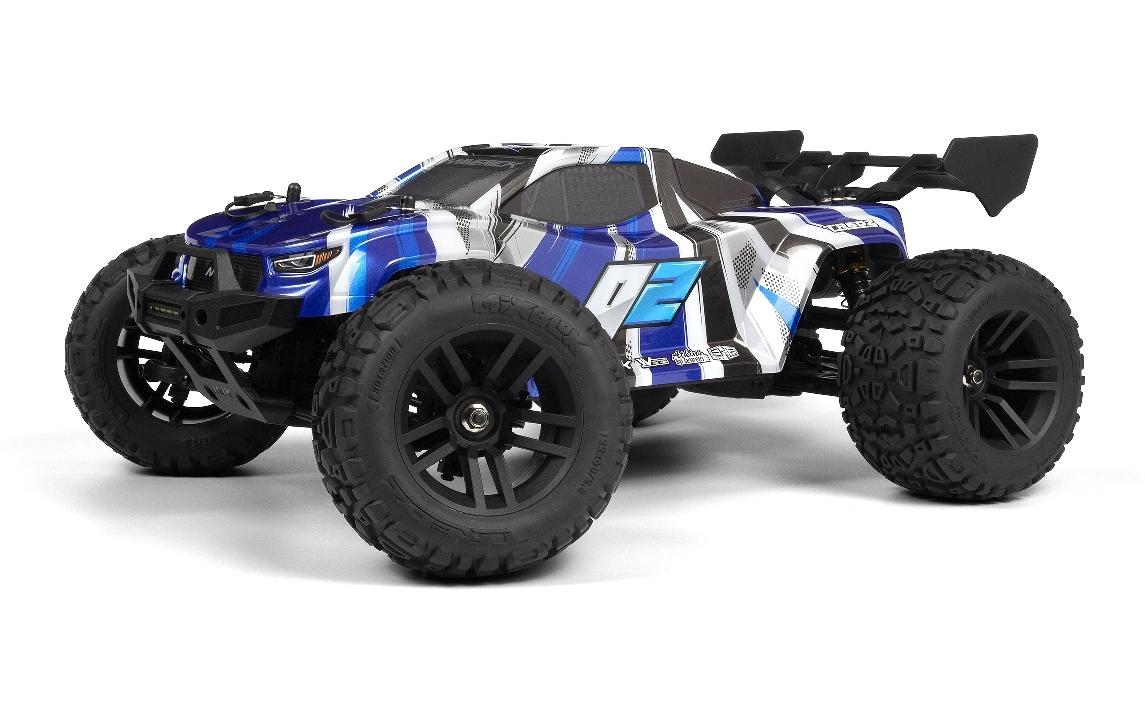 Stadium Truck Quantum2 XT Blau, 1:10<br>Off-Road RC Modell mit Brushless Allradantrieb