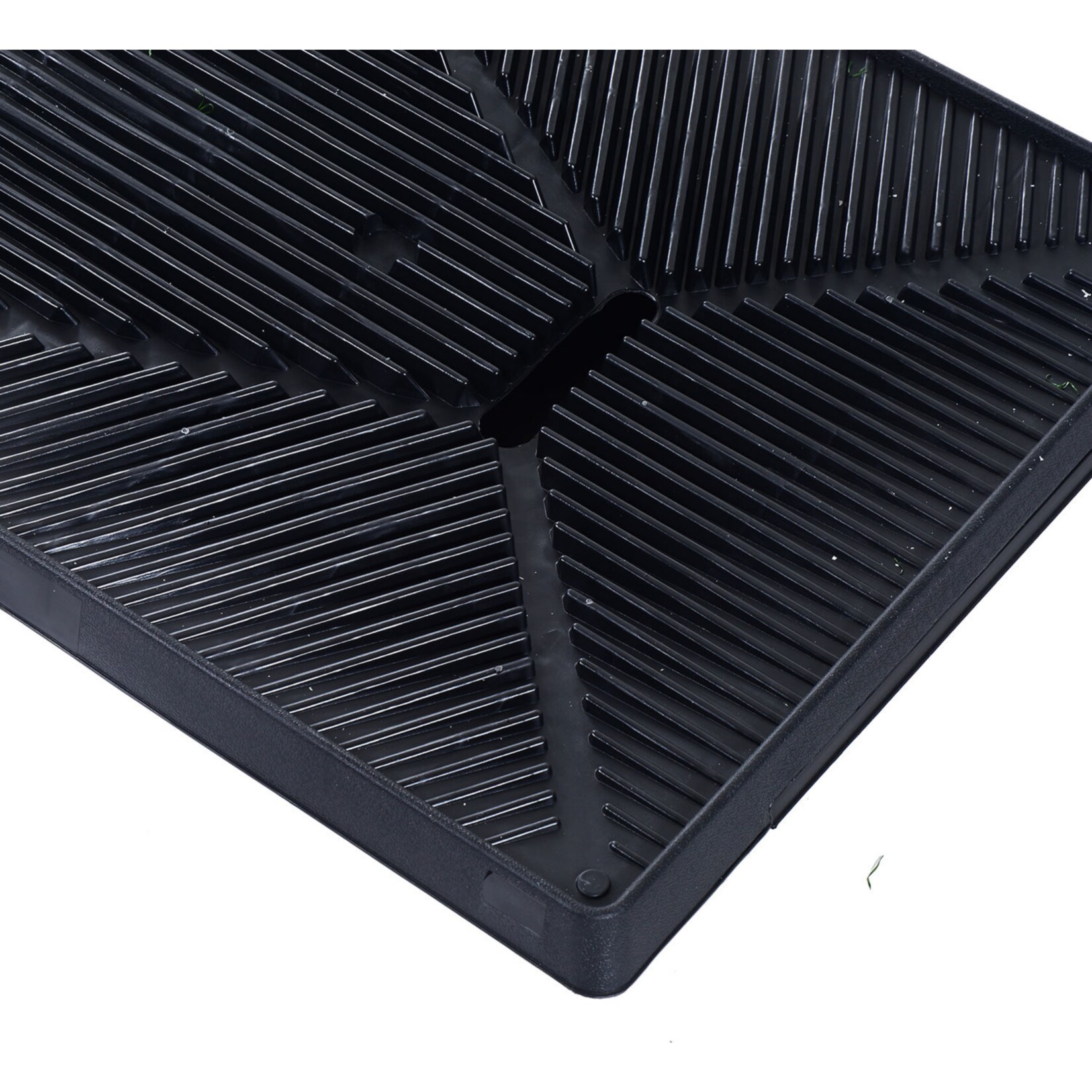 PawHut Welpentoilette mit herausnehmbarer Schublade grün, schwarz 51 x 63 x 6 cm (LxBxH)