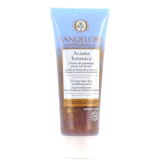 Gommage nettoyant exfoliant Sanoflore Aciana Botanica