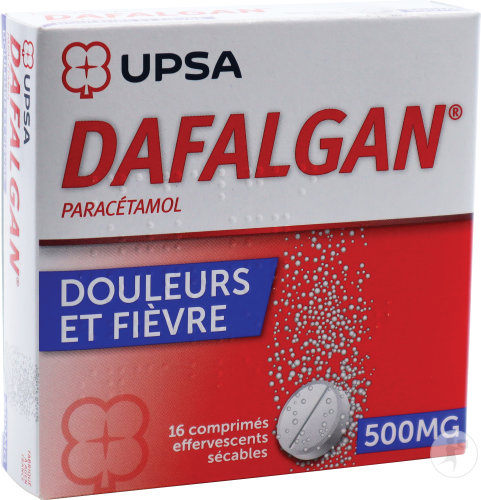 Dafalgan 500mg Paracétamol Douleurs Et Fièvre 16 Comprimés Effervescents Sécables