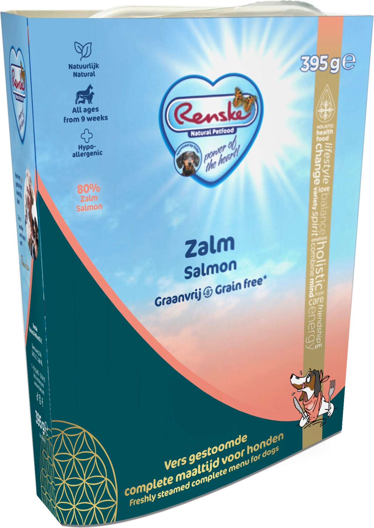 Renske hondenvoer vers zalm adult 395 g