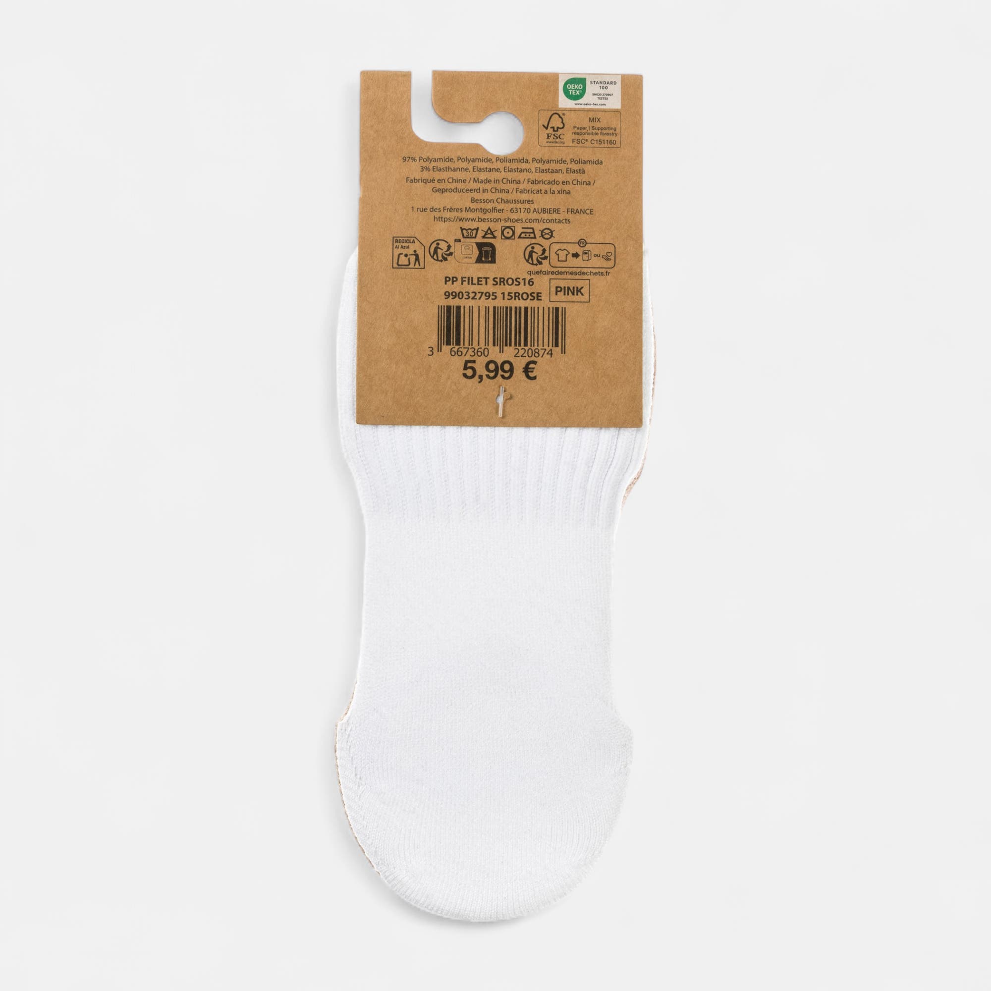 Chaussettes Femme rose