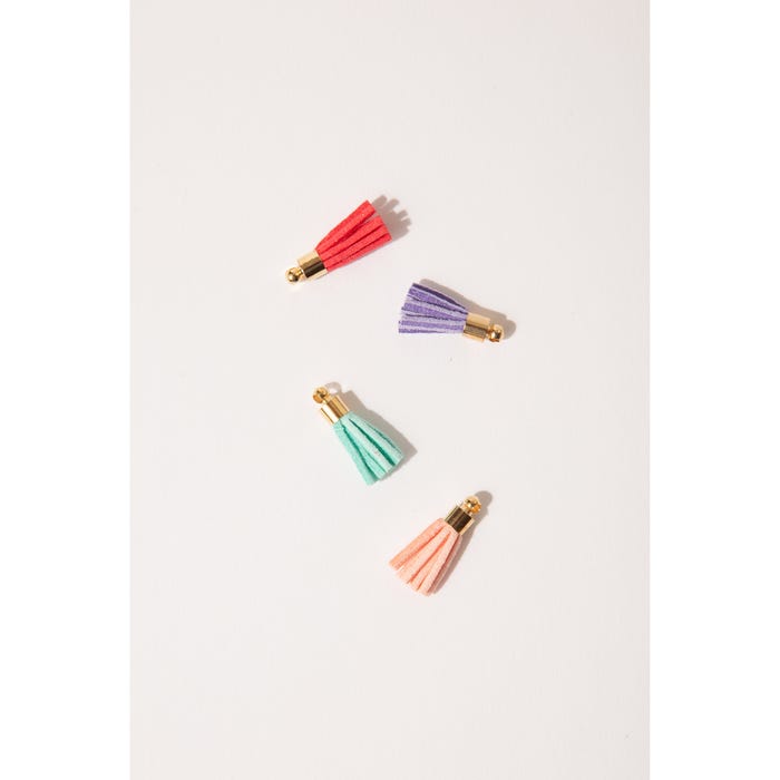 Atelier Veritas-Set 4 mini suède kwastjes
