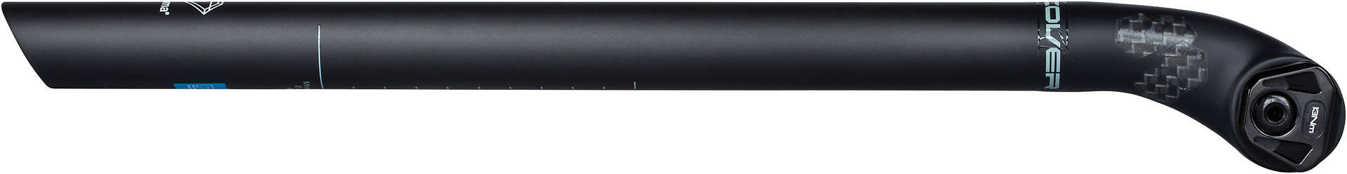 Pro  PLT Discover Carbon Zadelpen Zwart 20mm Offset