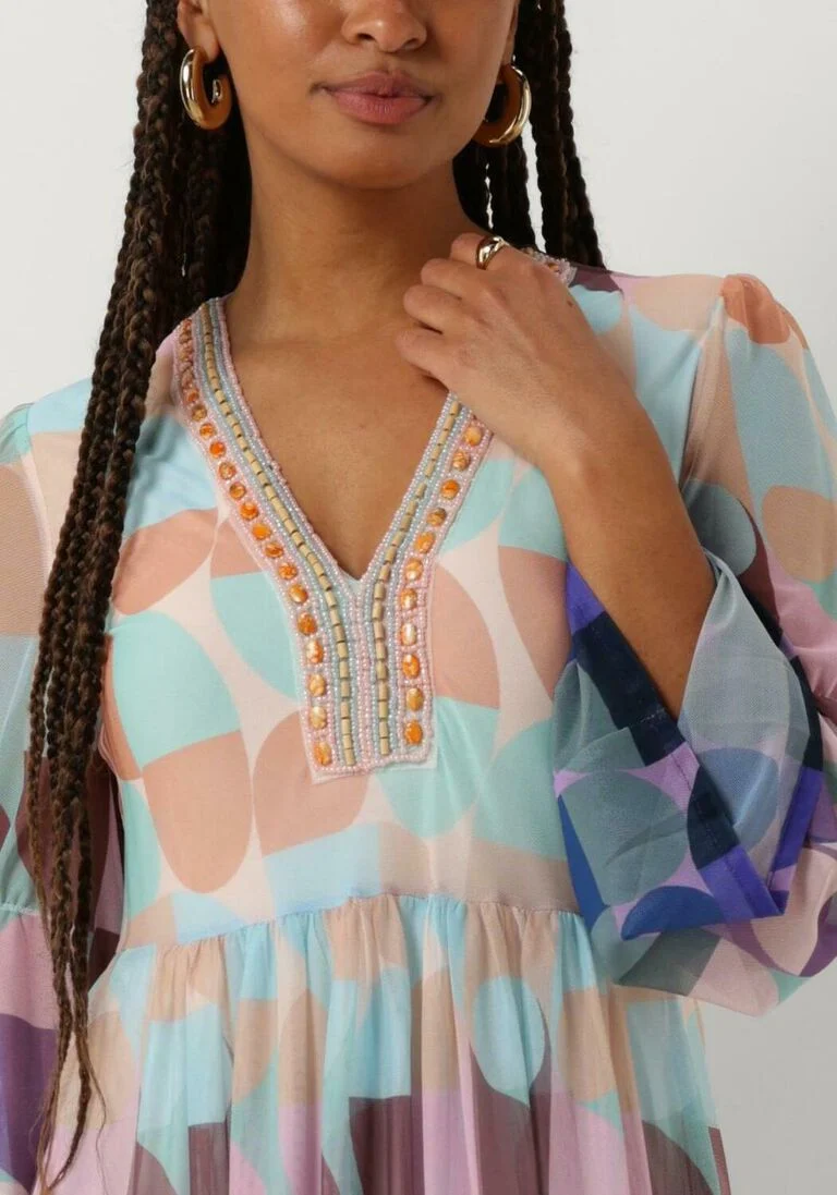 ANA ALCAZAR multi ana alcazar mini jurk dress deco