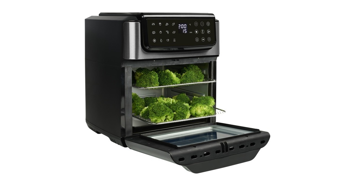 TristarAirfryer Oven FR-9068 heteluchtfriteuse  (Zwart, 12 liter)