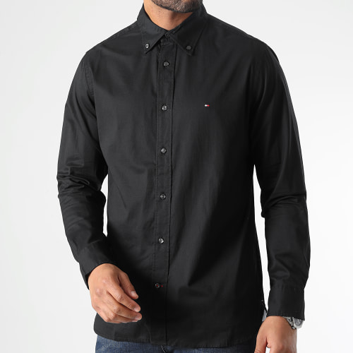 Chemise Manches Longues Core Flex Poplin 5035 Noir