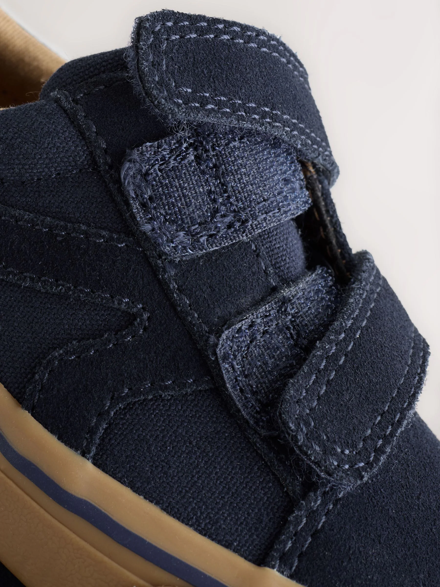 Marineblauw - Klittenbandsluiting Skate Trainers