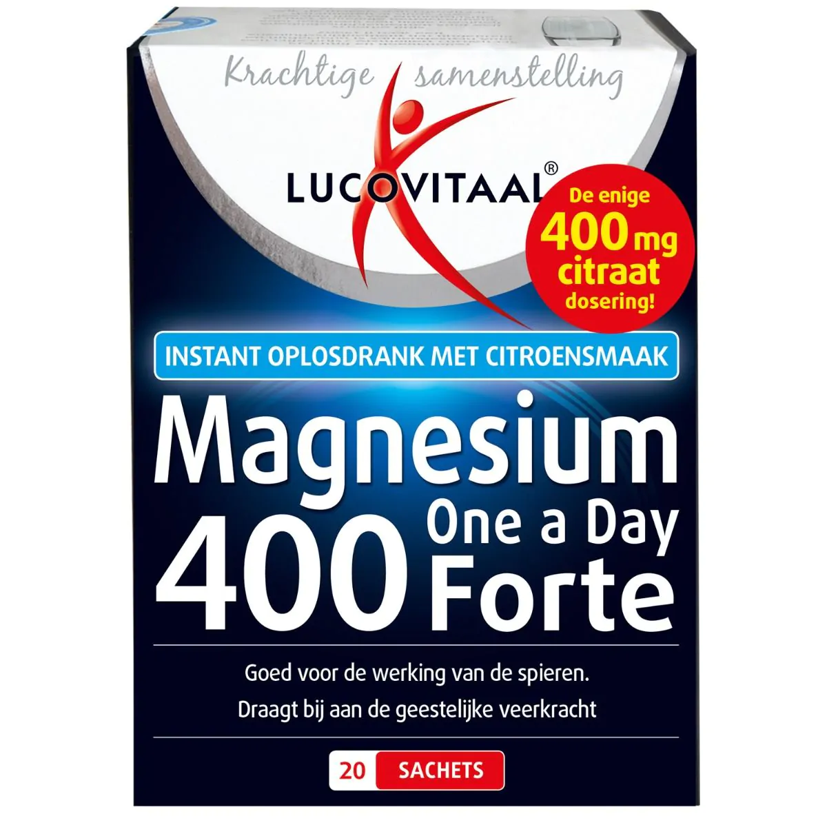 Magnesium Citraat Poeder 400 mg sachets